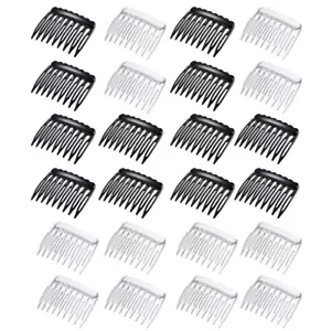 24 Pieces Small Hair Side Combs Plastic French Teeth Hair Combs Hair Clip paBNf - Picture 1 of 12