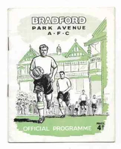 1960 1961 BRADFORD PARK AVENUE v DONCASTER ROVERS OCT 29 - Picture 1 of 1