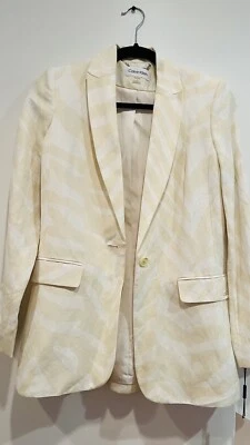 Blazer de un botón para mujer Calvin Klein talla 2 Foto 1 de 4