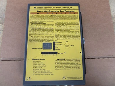 Scientific Technologies 82401-5026 Safety Mat Controller MC6DC-5026-CX1 VGC!!! - Image 1 of 4