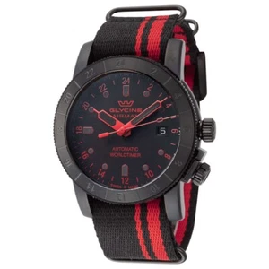 Glycine Men 42mm Automatic Airman GMT Contemporary Purist Sapphire Crystal Watch - Picture 1 of 2