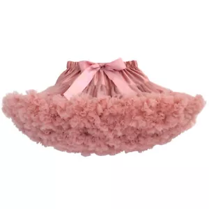 Girls Kids Tutu Skirt Dance Petticoat Party Fancy Dress Ballet Fluffy Layer - Picture 1 of 23