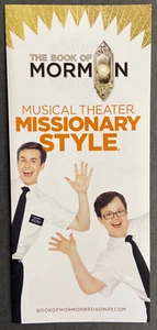 Book of Mormon comedy ad flyer handbill New York City Broadway NYC - Picture 1 of 4