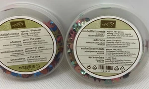 Stampin’ Up Embellishments Sequins Brights And In Colors Pre Loved Bundle - Picture 1 of 8