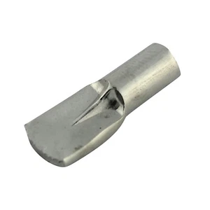 1000 Pack 5 Mm Shelf Pin with Fin Stop Spoon Shaped Cabinet Support Pegs Nickel - Picture 1 of 3