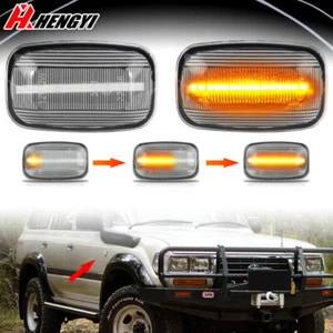 Sequential For Land Cruiser 90 100 Series LED Clear Lens Side Marker Signal Lamp - Picture 1 of 5