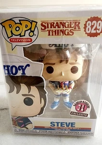 Funko POP: Stranger Things - Steve #829 Baskin Robbins exclusivo con protección suave - Imagen 1 de 5