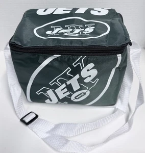 NY New York Jets Bolsa de Almuerzo Suave Aislada Refrigerador Nuevo - LOGOTIPO GRANDE - Paquete de 12 - Imagen 1 de 8