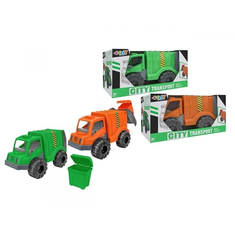 CAMION SPAZZATURA PLASTICA 40CM 2 COL ASS - Immagine 1 di 1