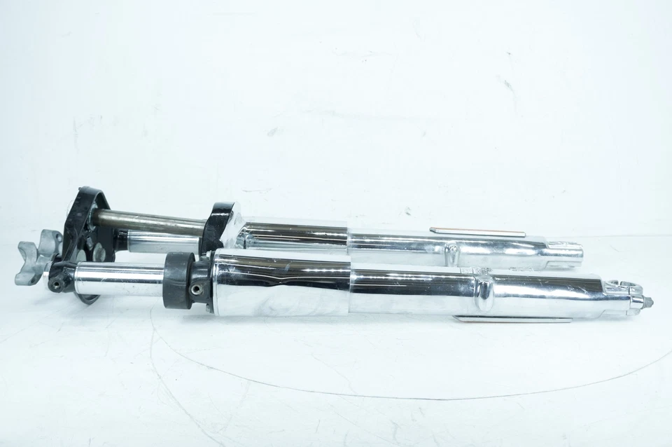 Harley Touring Electra Screamin 07 OEM Delantero Triple Árbol LH RH Horquilla Patas Deslizantes Foto 1 de 4