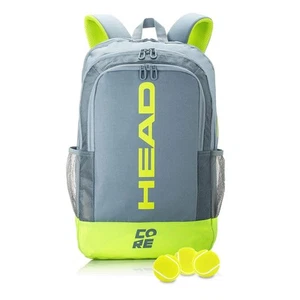 Core Tennis Backpack - 2 Racquet Carrying Bag w/Padded Shoulder Straps / Grey... - Picture 1 of 6