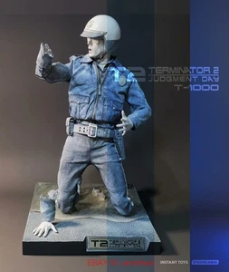 Instant Toys Terminator 2 Judgment Day Frozen T-1000 1/4 Scale Actionfigur - Bild 1 von 7