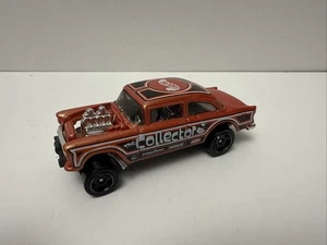 HOT WHEELS '55 Chevy Bel Air Gasser "The Collector" Red Muscle Car  - Bild 1 von 6
