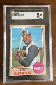 1968 Topps Bob Clemente #150 Piraten Hof SGC 5 - Bild 1 von 2