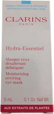 娇韵诗 Hydra Essentiel 保湿再生眼膜 5 毫升 0.1 盎司样品带盒 — 第 1/4 张图片
