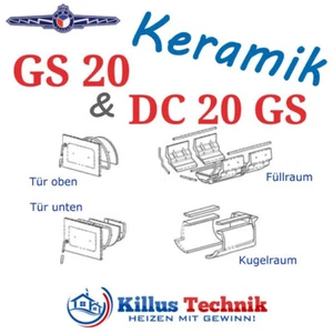 ATMOS Holzvergaser GS20 (DC 20 GS) Schamott Verkleidung, Düse, Kugelraum Keramik - Bild 1 von 19