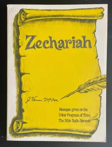J Vernon McGee Thru The Bible Zechariah Commentary Paperback Christian Books - Picture 1 of 1