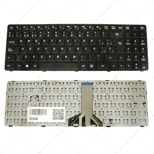 Teclado Español para Lenovo Ideapad 100-15Ibd Black Frame Black (Long Cable) - Imagen 1 de 1