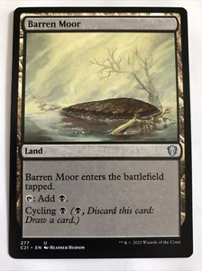 MTG Commander 2021 Barren Moor 277 LP - Picture 1 of 2