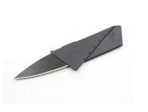 Cuchillo plegable multifunción tarjeta portátil mini cuchillo caza senderismo camping - Imagen 1 de 3
