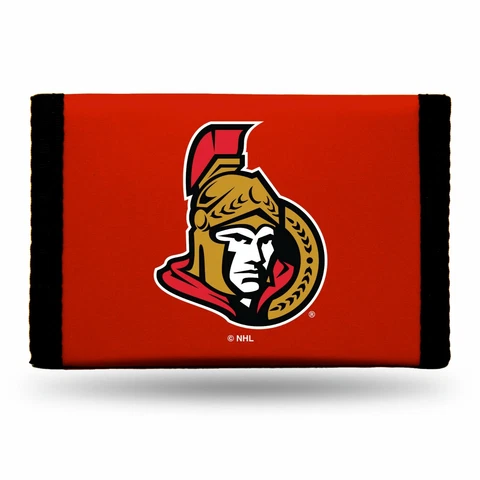 Ottawa Senator Nylon Wallet. Trifold   #905 Cover