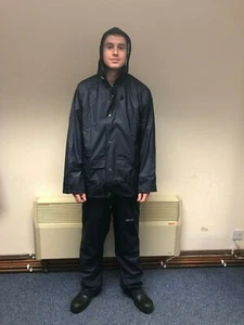 Brecon Navy Storm Proof Unisex Breathable Jacket & Trousers  size 4XL - Picture 1 of 5