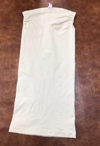 UNDERCOVER Abito shaper tubo Victoria's Secret nudo senza spalline taglia S