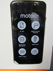Motorola Moto E4 XT1766 Black Cell Phone Brand New 
