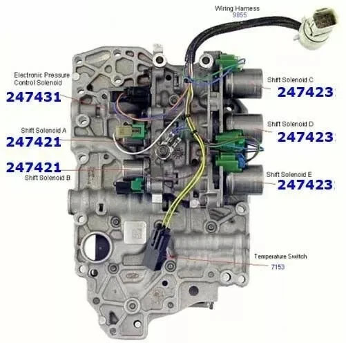 FNR5 FS5A-EL CUERPO DE VÁLVULA DE TRANSMISIÓN Y SOLENOIDES MAZDA 05UP FORD FUSIÓN!" Foto 1 de 3