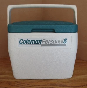 Coleman Personal 8 Kühlbox 5272 USA Hunter Green Getränkehalter Deckel 1987 - Bild 1 von 13