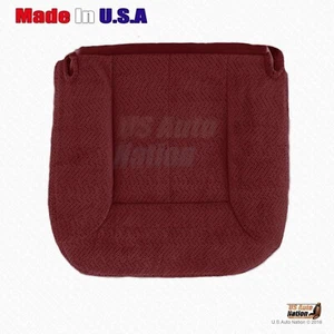 1995 1996 1997 1998 1999 Chevy Tahoe DRIVER Side Bottom Cloth Seat Cover RED - Picture 1 of 7