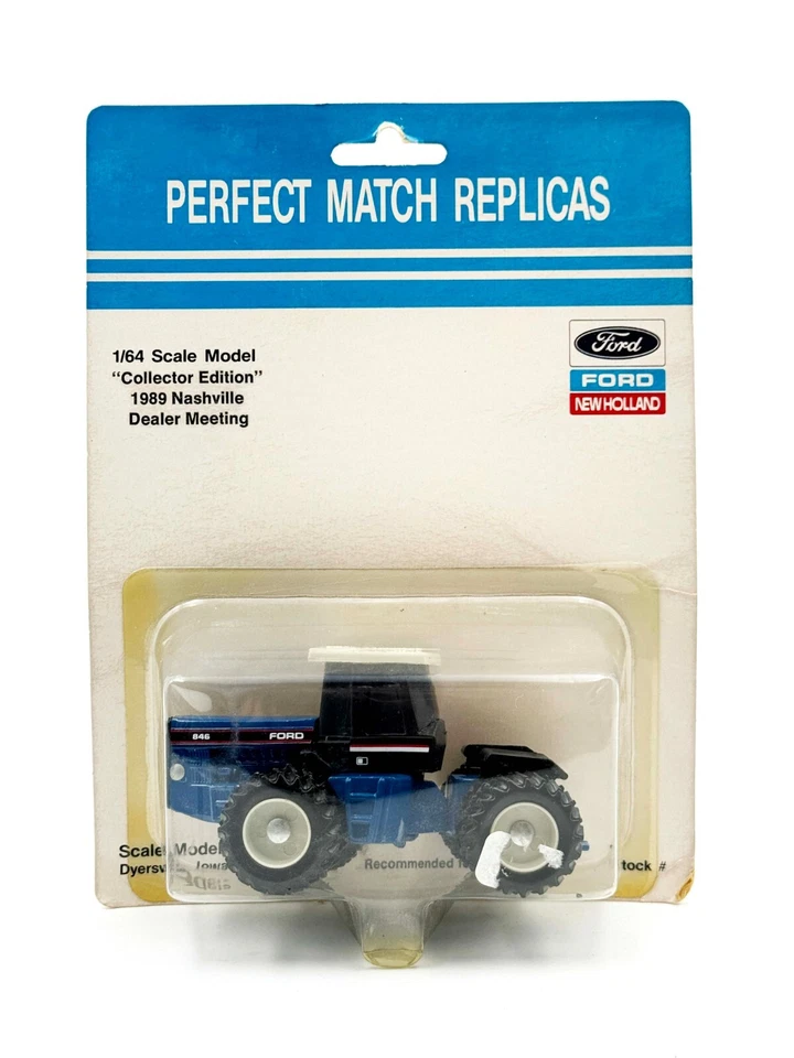 1/64 Ford 846 4WD Tractor With Duals, 1989 Nashville Dealer Meeting Collector Ed - Image 1 of 1