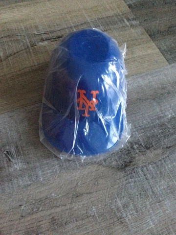 New York Mets Mini Ice Cream Sundae Helmet Bowl Aquafina New In Package Cover