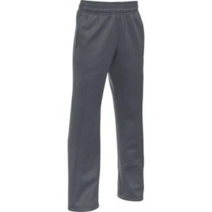 Under Armour Boy’s Graphite UA Storm Armour Fleece Big Logo Sweatpant - Picture 1 of 2