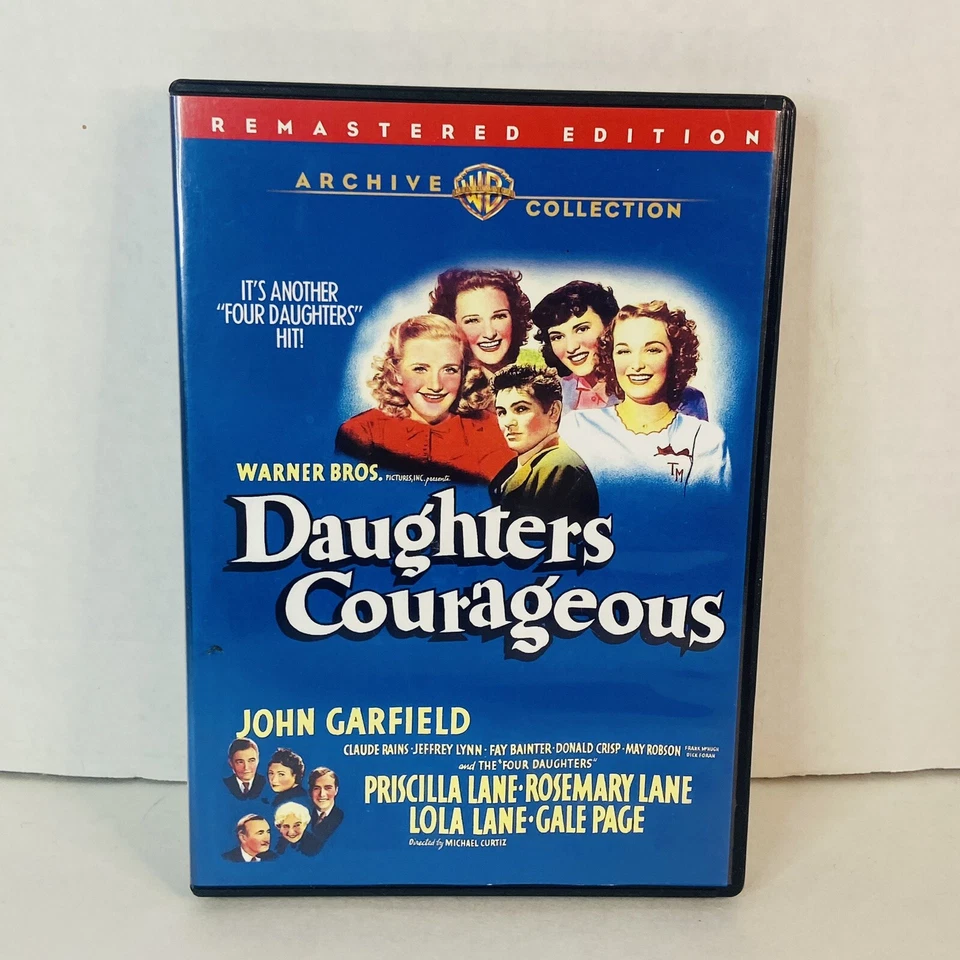 Daughters Courageous DVD 1939 John Garfield Four Daughters RARE - Image 1 of 1