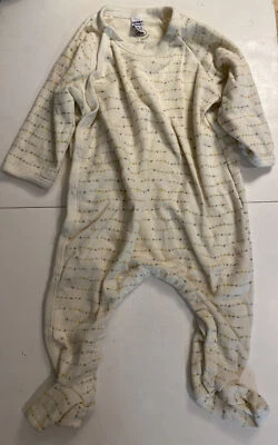 Petit Bateau Baby Infant One Piece Size 3 Months Cream White - Image 1 of 3