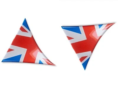 Mini F56 Coda Pinna Ala Posteriore Decalcomania - Rosso Bianco Blu Union Jack - Immagine 1 di 4