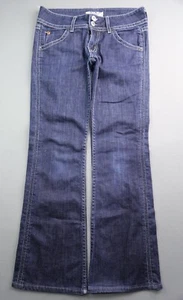 Damen Hudson Jeans Boot Cut Pattentasche dunkel Größe 2S (28x27) Reißverschluss Hosenschlitz  - Bild 1 von 8