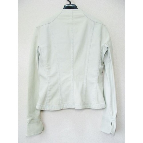 Giacca blouson Chanel logo marcato bottoni cotone elasticizzato supporto colletto