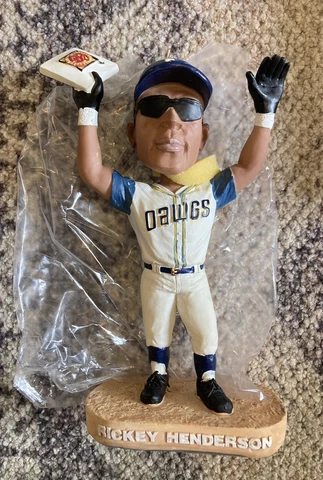 RARE Rickey Henderson San Diego Surf Dawgs Bobblehead Oakland Athletics *NO BOX* Cover