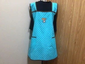 LADIES PLUS SIZE APRON (4 XL & UP) “KITCHEN MOUSE “HANDMADE VINTAGE PATTERN (A29 - Picture 1 of 5