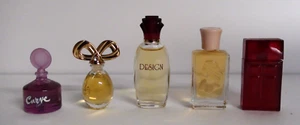 VINTAGE MINI PERFUMES (Lot of 5) WHITE DIAMONDS, WHITE SHOULDER, DESIGN,RED DOOR - Picture 1 of 6