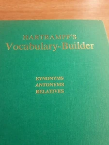 HARTRAMPF'S VOCABULARY-BUILDER (Hardback, 1967, published by Morrison & Gibb) - Picture 1 of 5