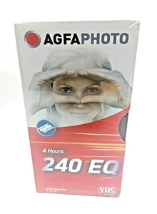 AgfaPhoto Videocassettes 240 Pack de 2 VHS TV Video Audio Nuevo - Imagen 1 de 4