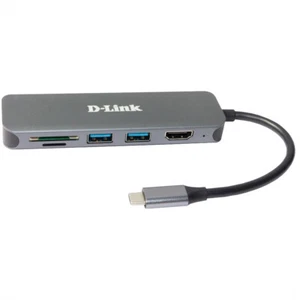D-Link DUB-2327 6-in-1 USB-C Hub mit HDMI/Card Reader/Power Delivery - Bild 1 von 2
