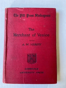 THE MERCHANT OF VENICE First Edition From The Press Shakespeare A W Verity - Picture 1 of 6