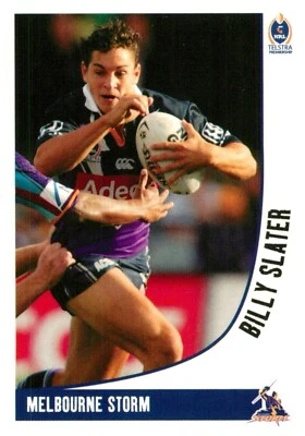 Tarjeta de novato Melbourne Storm NRL 2003 Daily Telegraph - Billy Slater Foto 1 de 3