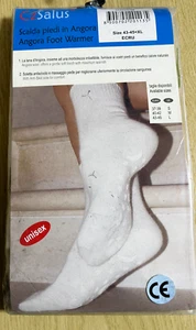 Angora Foot Warmer 43-45 (Extra Large) Universal Cream Non Slip Pads (K11) - Picture 1 of 2