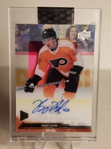 Bobby Brink 2022-23 Clear Cut RC Auto Philadelphia Flyers RC - Imagen 1 de 2