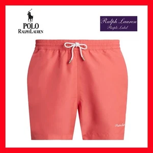 $395 Ralph Lauren Purple Label Amalfi Swim Shorts Trunks Orange Mens Size XXL - Picture 1 of 10